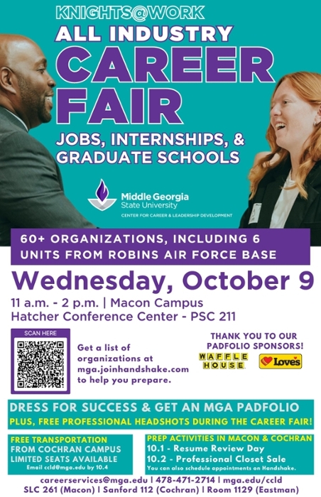 All Industry Career Fair flyer.